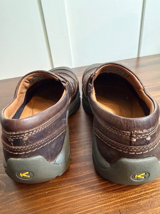 Keen Brown Leather Slip On Shoes Comfort Casual Work EU 38.5 US 7.5 main image 7
